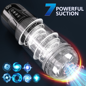 <span class=keywords><strong>LIL</strong></span> MERMAID Masturbateur électrique multifréquence - Technologie de stimulation 3D et aspiration réaliste, jouet de plaisir rechargeable pour hommes - Product Image 2