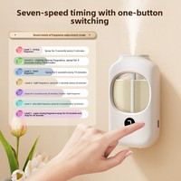 Diffuseur d'huiles essentielles d'aromathérapie, pulvérisation automatique, modèle mural rechargeable, chambre à coucher, salon, parfum, désodorisant
