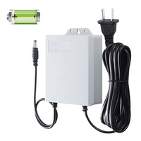 Mini UPS Catu Daya Tak Terputus Router WiFi Pengisi Daya Baterai Kamera CCTV Steker UE AC 100-240V DC 12V 2A 3600MAh 18W