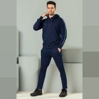 Ensemble de jogging pour hommes adultes, design personnalisé 2024, écologique, respirant, polyester/coton, coupe ajustée, extensible dans quatre directions, taille plus
