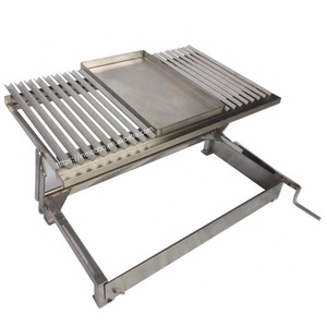 Parrilla de barbacoa argentina con rejilla ajustable, kit de asador incorporado y giratorio - Product Image 4