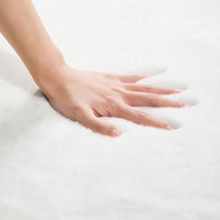Super Doux Écologique Salon Extra Épais Tapis Moderne Faux Lapin Polyester Rectangle Moelleux Tapis Chambre Tapis Tapis