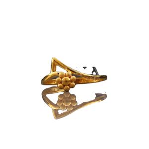 Elegante anillo ligero de diseño floral de oro sólido de 18 quilates para mujer boda fiesta aniversario compromiso o regalo - Product Image 1