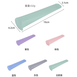 Moldes de silicona para helados con tapas, capacidad de 50 ml, para helados caseros y paletas de hielo, aptos para lavavajillas y congelador. - Product Image 3