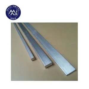 Aluminium alloy kustom kelas 6061 6063 T6 aluminium ekstrusi bar datar