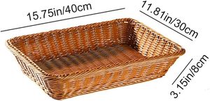 Cesti per Pane in Plastica Yulin Jiafu, Cesti per Pane da <span class=keywords><strong>Tavola</strong></span>, Cesto Espositivo per Frutta, Cucina - Product Image 4