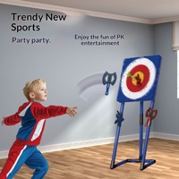 Cible de fléchettes rotative en plastique, best-seller transfrontalier, jouet de décompression sportive pour enfants, pour parc, camping et pelouse extérieure