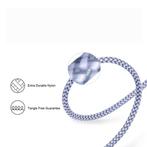 60W nylon bện PD sạc nhanh Loại C Nam để Loại C nam truyền dữ liệu cáp bện dây mở rộng cho <span class=keywords><strong>iPhone</strong></span> 15 Pro Max - Product Image 4