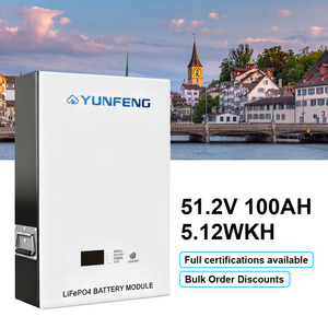 <span class=keywords><strong>Batterie</strong></span> au lithium LiFePO4 51,2 V, 6000 cycles, pour stockage d'énergie domestique, 48 V 100 Ah, certifiée CE, <span class=keywords><strong>batterie</strong></span> solaire pour alimentation de secours à domicile - Product Image 1