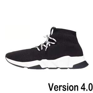Scarpe da Ginnastica Designer <span class=keywords><strong>Uomo</strong></span> Donna Graffiti Bianche Nere Rosse Beige con Suola Giallo Neon Allacciate <span class=keywords><strong>Sneakers</strong></span> Runner - Product Image 2