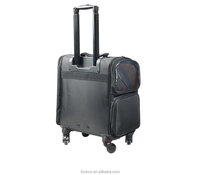 OBOX Oxford MakeupTrolley OEM/ODM с отсоединяемой перегородкой, держателем для кистей, выдвижной ручкой и застежкой-молнией для использования на улице