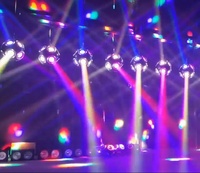 Ascenseur DMX palan grues rgb LED levage moteur spectacle scène événement DJ équipement néon lumières mobiles nuit cinétique Football lumière treuil