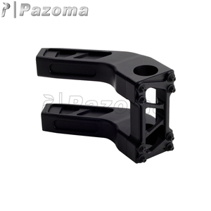 ตัวยกแฮนด์ขนาด 1.5 นิ้ว แบบดึงกลับ พร้อมแคลมป์บนขนาด 1 นิ้ว ความสูง 6 นิ้ว สำหรับรถฮาร์เลย์ สตรีทบ็อบ แฟตบ็อบ โลว์ไรเดอร์ ซอฟเทล 48 ไอรอน สปอร์ตสเตอร์ <span class=keywords><strong>883</strong></span> 1200 - Product Image 4