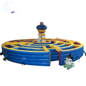 Lapin Rond Gonflable Labyrinthe Sport Jeu Enfants Play Center Lapin Thème Conception De Qualité Commerciale PVC Activité De Plein Air - Product Image 1
