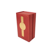 Boîte cadeau rigide de luxe Dr.Box style livre avec impression dorée personnalisée, papier d'art et carton gris pour parfum