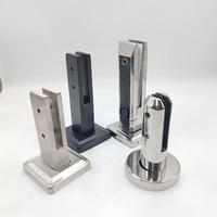 Support de verre en acier inoxydable Xingqiu à fixation au sol, résistant à la rouille et à l'eau, design moderne pour balustrade de balcon et escalier extérieur