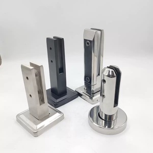 <strong>Xingqiu</strong> Floor-mounted Stainless Steel Glass Support Outdoor Rust Water Resistant Modern Design Balcony Guardrail Staircase - Product Image 3