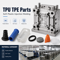 Fournisseur de pièces moulées par injection en plastique souple TPU TPE personnalisées, garnitures flexibles, anneaux d'étanchéité, étuis de protection