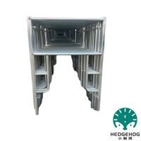 Échelle standard de ringlock de système d'échafaudage d'anneau de construction de bâtiment de fer