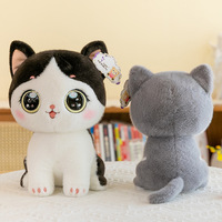 Kinqee vente en gros 2024 plus récent chat en peluche mignon sommeil oreiller Anime doux Kt chat en peluche jouet pour les filles