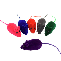 Jouet de souris en peluche de printemps, horloge drôle, jouet de chat en caoutchouc, son de flocage, jouets en forme de Rat, fournitures réalistes pour chiens et chats