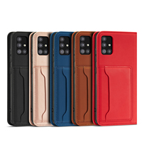Étui portefeuille à rabat en cuir pour Samsung, pour modèles A71, A10S, A20S, A11, A21, A21S, A51, A71, S20, S20 PLUS, NOTE 10, S10, S7, S8