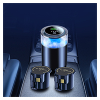 Diffuseur d'huiles essentielles électrique à brume chaude sans eau rechargeable 10 ml alimenté par USB en plastique portable pour la maison, la voiture, l'extérieur, l'hôtel
