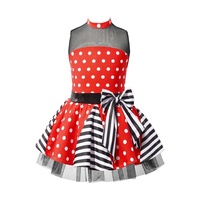 Costumes de danse pour enfants vêtements de danse pour enfants filles sans manches paillettes performance lyrique contemporaine porter des robes de danse