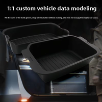 Tesla Model Y (Version Rafraîchie L) Luxe 6 places avec boîtes de rangement avant/arrière et organisateur de coffre inférieur en plastique
