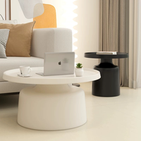 Mesa de Centro de Metal para Apartamentos Pequeños, Diseño Moderno, Muebles de Sala de Estar Duraderos y Ecológicos