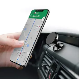 Магнитный автомобильный держатель для телефона с логотипом OEM, подставка для iphone X, Samsung, универсальный автомобильный держатель для приборной панели, подставка для мобильного телефона, магнитный держатель для GPS