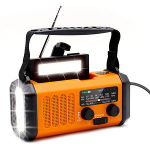 Tienda en línea Venta caliente Radio solar Radio meteorológica portátil Cargador de teléfono Banco de energía con linterna LED - Product Image 1