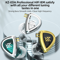 Auriculares KZ EDA 3 con Bajos, Medios y Agudos, Auriculares HIFI Intrauditivos, Auriculares Deportivos HIFI, Auriculares Desmontables con Sonido Equilibrado
