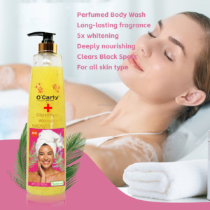 Gel Douche au Collagène Naturel, Liquide Blanchissant et Nettoyant pour le Visage, Produit Coréen pour la Peau avec Acides de Fruits, pour Peaux Noires - Product Image 2