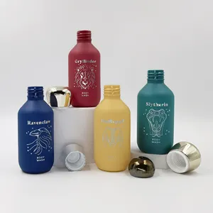 Kosmetikverpackung luxuriöse transparente leere 150 ml Pet-Flasche für Crimp-Beutel Kosmetik-Reinigungsmittel Shampoo-Lotion-Verpackung