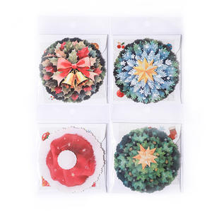 3 cartes de voeux par paquet Collection de cadeaux Starlight Carte de voeux de Noël Manuel de décoration Matériel - Product Image 5