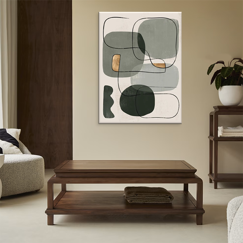 Abstract Canvas Wall Art Print and