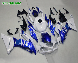 Pièces de carénage pour moto <span class=keywords><strong>Kawasaki</strong></span> Ninja ZX6R ZX-6R 2019 2020 <span class=keywords><strong>2021</strong></span> 2022 <span class=keywords><strong>636</strong></span> ZX636 ZX 6R bleu blanc Kit de carénage - Product Image 1