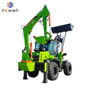 جرافة حفار احترافية Yaweh 942-45 من المصنع الصيني لصناعة الجرافات ذات العجلات الصغيرة 4x4 جرار حفار صناعة صينية للبيع - Product Image 3