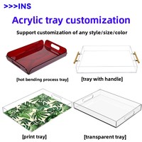Acrylique transparent personnalisé avec différentes formes et impression de logo, fabriqué en Chine (JIA)