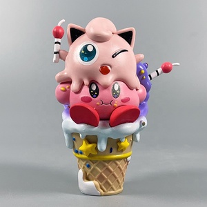 Pokemoned Ice Cream pikachus eevee gengar Jigglypuff หุ่นตัวการ์ตูนฟิกเกอร์ของเล่นหุ่นไวนิลของขวัญ - Product Image 4