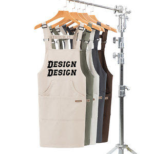 Delantal Ajustable con Bolsillos para Camareros y Camareras de Restaurante, Cocina, Bar, Tienda, Cafetería, con Logotipo Personalizado - Product Image 2