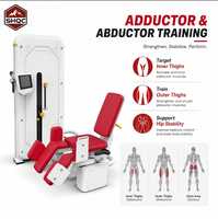Máquina de Gimnasio Inteligente SHQC para Glúteos y Abductores, con Resistencia Digital y Pantalla Táctil, Equipo de Entrenamiento Comercial para Gimnasio, Fabricante OEM