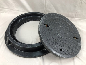 유리 섬유 밀폐 맨홀 커버 frp 맨홀 커버 협곡 격자 frp bmc 라운드 맨홀 커버 - Product Image 3