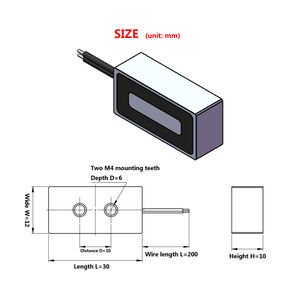 マイクロスクエアDC磁石<span class=keywords><strong>12</strong></span>ボルト24v20Nミニ長方形保持磁石 - Product Image 6