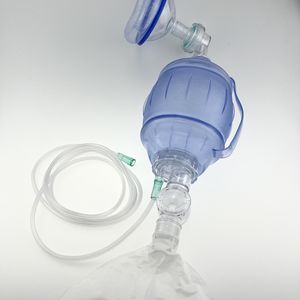 Resucitador manual de rescate de PVC, aparato de respiración de silicona para primeros auxilios, bolsa Ambu - Product Image 6