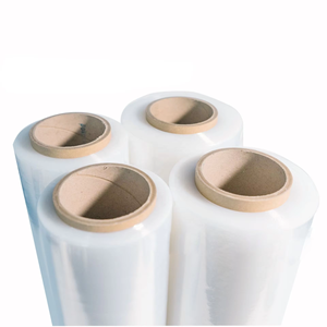 Pellicola <span class=keywords><strong>Estensibile</strong></span> Industriale LLDPE Morbida e Lucida, Rotolo di <span class=keywords><strong>Film</strong></span> <span class=keywords><strong>Estensibile</strong></span> Durevole per <span class=keywords><strong>Imballaggio</strong></span> e Traslochi, Pellicola Termoretraibile Resistente - Product Image 1