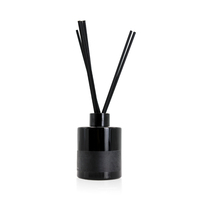 Bouteille de diffuseur vide de luxe de fabrication OEM ODM, bouteille de diffuseur de roseau en verre transparent