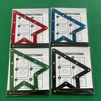 Feuille de Triangle de Billard Magique Indiscernable pour Triangles de Billard, Lot de 6 Pièces