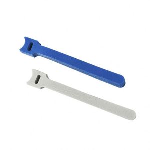 Sangles réutilisables en nylon coloré, attaches de câbles en forme de T, multifonctionnelles, pour la gestion des câbles de données avec Velcro - Product Image 1